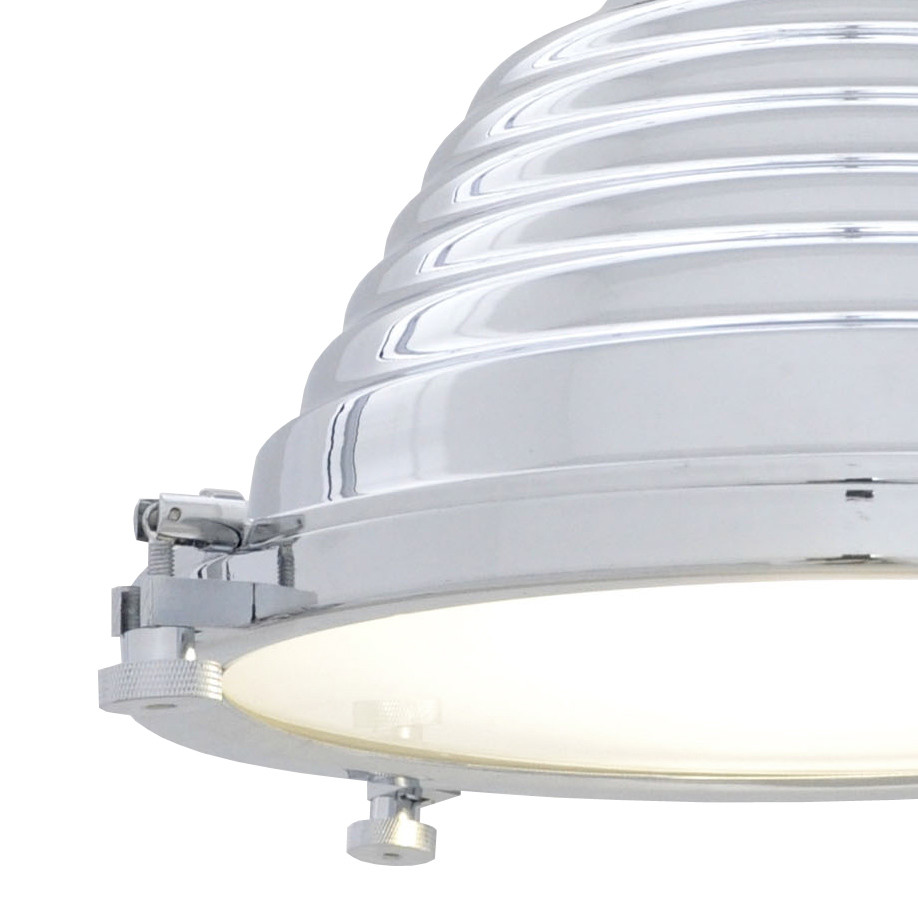 Lampa wisząca loft industrialna BOTTI srebrna - Lumina Deco zdjęcie 4